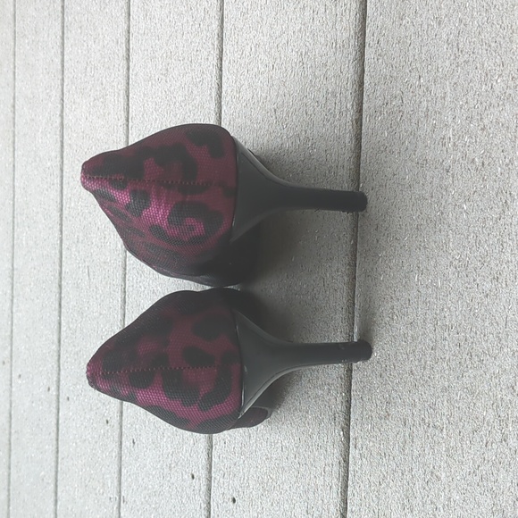 Rampage Animal Print Mesh Overlay 4in Heels - Picture 5 of 11